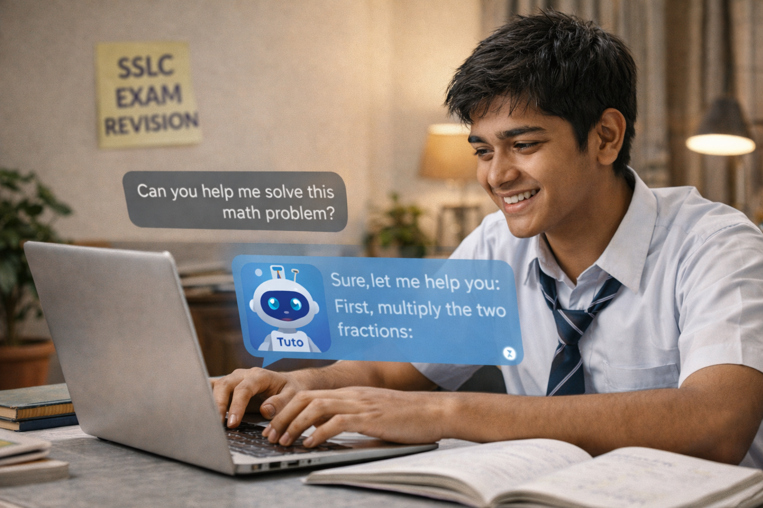 Students learning with technology